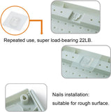 Shoe rack - 4 pieces - Grey - Foldable - Wall-mounted shoe rack - Foldable shoe rack - Punch-Free V1259-DP01-BO-33