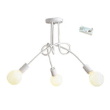 Modern Chandelier Iron Art Stylish Easy to Install Industrial Ceiling Light Fixture for Study V1294-YM0901-3119240076612