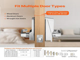 Mechanical Keyless Entry Door, 14 Key Mechanical Door with Keys, Mechanical Keypad Door V952-JXMMSQRSSZMM4OC12V0