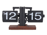 Digital Flip Desk Clock 12 Hours Single Sided Battery Powered Retro Mechanical Auto Flip Down Clock V1294-YM0901-3115240060315
