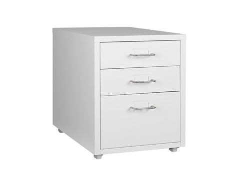 Levede 3 Drawer Office Drawers Cabinet White HO0401-WH_NZ