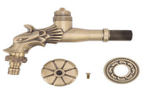 Antique Faucet G1/2 Engraved Brass Vintage Bronze Horse Shape Hanging Bathroom Sink Faucet Internal V1294-YM0523-3112220035511