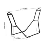Steel Hammock Stand 450lbs Capacity Hammock Frame Fits 6.9-12.8ft Hammocks V952-CXDCJCXJS1105OTTMV0
