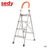 4 Step Ladder Multi-Purpose Folding Aluminium Non Slip Platform Household V465-82031