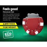 1000pcs Poker Chips Set Casino Texas Hold'em Gambling Party Game Dice Cards Case PCS-RCO-1000