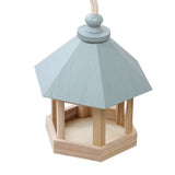 Wooden House Bird Feeder Hanging Feeding Station Hollow Bird Feeder V1294-YM0716-10180702