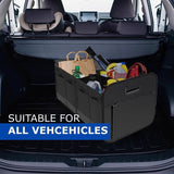 1 Car Trunk Automotive Storage, Reinforced Handle, Foldable Multi-Compartment Car V1232-HBXSNX004