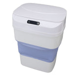 17.5L Trash Can Touchless Motion Sensor Plastic Foldable Smart Garbage Can with Lid for Kitchen V1294-YM0901-3117250005811