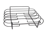 Rib Rack Iron Roasting Stand for Smoking and Grilling Holds Up to 4 Ribs for Outdoor BBQ Accessories V1294-YM0521-3111220303211