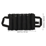 Heavy Duty Canvas Tool Roll Bag with Zipper Pouch for Car Motorcycle Storage V1192-AZ-W-25329