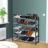 SOGA 71x21cm 5 Layer Shoes and Slippers Organizer Rack Footwear Storage RACK0022