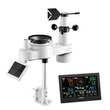 VEVOR 7-in-1 Wi-Fi Weather Station with APP, 190.5 mm VA Display, Wireless Solar Powered Outdoor V952-TYNQXZWIFI7586OBK001V3