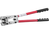 Battery Cable Lug Crimping Tool, 10-1/0AWG with Cable Cutter and 95PCS Copper Ring Terminals, 6 Wire V952-DLYJQPJDLJTLDJBJTV0