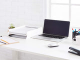 Rectangular Plastic Desk Organizer, Letter Tray,For use inside a drawer or cabinet or on a desk or V1366-AZ2-W-09217