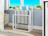 3 Tier Metal Freestanding Towel Rack Rail Holder Drying Stand V178-66699