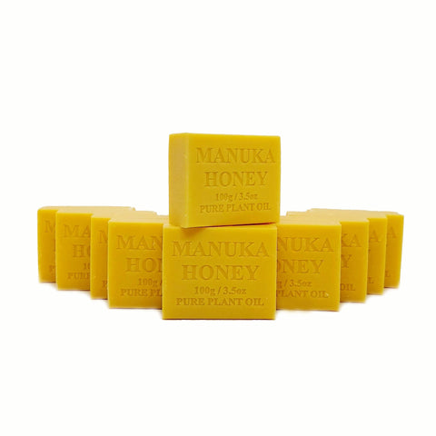 10x 100g Plant Oil Soap Manuka Honey Scent Pure Vegetable Base Bar Australian V238-SUPDZ-39247909683280