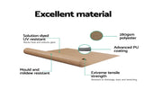 Instahut Motorised Pivot Arm Awning Window Sun Shade 2.1 X 2.1M Beige AWN-B-FIXED-RM-21-BEIGE