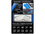 Handheld Analog Tester For Analog Multimeter Analog Tester with Silicone Case Stand Magnet for Home V1369-AZ3-W-16197