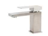 Square Classic 6L/m Basin Vessel Mixer Faucet Tap Kitchen Laundry Brushed Nickel V1233-KSQ103N