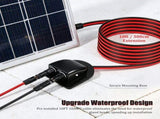 Solar Cable Entry Gland with Waterproof PA Nylon Solar Panel Cable Gland for RV Boat and Off Grid V1366-AZ2-W-14973