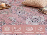 Artiss Floor Rug 200X290cm Large Washable Area Rug Vintage Living Room Carpet FLR-4858-200X290-PK