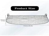 Car Front Windshield Cover Shade, 66.9"17.7" Windshield Snow Cover for Fallen Leaf Dust and Snow, V1188-CYX-J02-1883