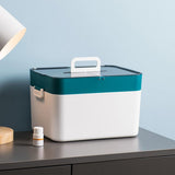 Medicine Storage Box, Portable Medicine Cabinet Organiser With Lids, Multipurpose Medical Box, Empty V1366-AZ2-W-12574