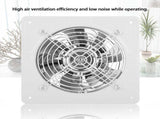 190mm 40W Wall Mounted Exhaust Fan Low Noise Home Bathroom Kitchen Garage Ventilation V1294-YM0901-JY04886-01