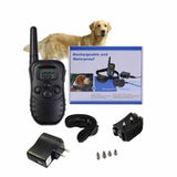 Dog Bark Collar - Vibration Sound Remote Control Rechargeable LCD Training Aid V238-SUPDZ-43836300486