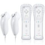 2 Wii Controller for Nintendo Wii,Wii Remote ,Silicone Case and Strap Compatible with Nintendo V1366-AZ2-W-11297