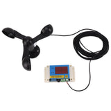3 Fan Blades Tower Crane Anemometer 3 Blades USB 5V High Accuracy 212 Lever Wind Speed Alarm Device V1294-YM0706-3111230243711