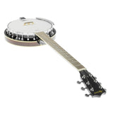 Karrera 6-String Resonator Banjo - Brown 6S-BANJO-BW