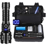 Gift Box Heavy Duty LED Flashlight and Tactical Torch - Waterproof & High Power, Zoomable 5 Modes, V888-ELOSUNG49873