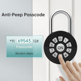 Smart Password Padlock - Password/Phone APP Control Padlock - Access Lock via Bluetooth V1192-AZ-W-11239