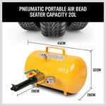 5 Gallon / 20L Bead Blaster Tyre Air Tank Tire Inflator Seater 4WD Car Shop Tool V465-SDY-65305