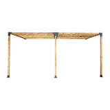 Roof Pergola Gazebo Shed Matte Black Steel Brackets DIY Kits V63-847801