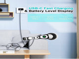 Multi-Functional Electric Spin Scrubber with Voice Broadcast, 9 Heads, Adjustable Extension Handle & V888-ELOSUNG35777