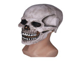 Scary Skull Mask with Movable Jaw Flexible Latex Halloween Costume Party Props Cosplay AccessoryDark V1294-YM0714-3117210187712