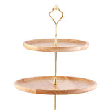 Fruit Plate Wood Natural Textured Simple Elegant Strong Durable Food Tray Cake Fruit Serving Tray V1294-YM0512-3118220292012