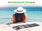 CHOETECH SC005 22W Portable Waterproof Foldable Solar Panel Charger V28-ELECHOSC005