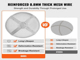 Fire Pit Spark Screen Round 27", Reinforced Heavy Duty Steel Metal Cover, Outdoor Firepit Lid, V952-HKWZ201BXGYX20HA9V0