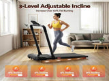 Everfit Treadmill Electric Walking Pad with Incline Foldable for Home Gym Black TMILL-400H-INC-BK