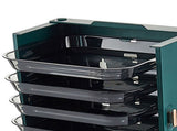 Kitchen Side Dishes Punch Free Foldable PET 6 Layers Wall Mounted Organization Rack Cooking Plates V1294-YM0512-3118220256612