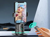 AI Smart Phone Gimbal 360-Degree Rotating Gesture Control Bluetooth Remote Face and Body V1263-JX-7023
