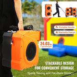 Inflatable Blower, 1100W, 1.5 & 1.7 HP Bounce House Blower, Pump Commercial Air Blower for V952-SYQM1100W74M2G16HV3