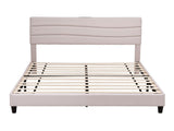 Artiss Queen Bed Frame with Storage Adjustable Headboard Platform Base Linen Fabric Charging Ports BFRAME-H-COZEY-Q-BG-AB