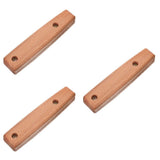 3-Pack Detachable Wooden Spatula Handles Replacement Set for Pot and Kitchen Utensils V1369-AZ3-W-20835