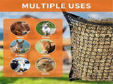 2 PCS Slow Feed Hay Net31.5" x 35.4"Large Capacity Feed Bag,Horses Hay Bags Easy to Hang for V1192-AZ-W-4873