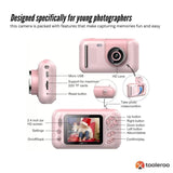 Kids HD Digital Camera Pink - Children's Selfie Photo Video 2.4 Inch Screen V238-SUPDZ-40836312465488