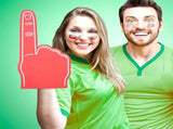 8pcs Red Foam Finger Sleeve for Cheerleaders and Sports Fans V1369-AZ3-W-17237